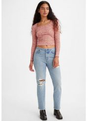 Levi´s Dżinsy "501" - Regular fit - w kolorze błękitnym rozmiar: W33/L30. Niebieskie jeansy damskie . Za 148.96 zł.