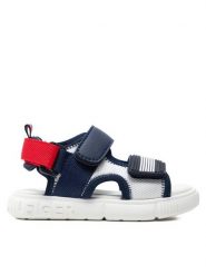 Tommy Hilfiger Sandały T1B2-33421-1591 S Biały. Białe sandały chłopięce Tommy Hilfiger, z materiału, bez zapięcia. Za 329.99 zł.
