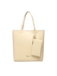 Nine West Torebka CEO-Elarx-LDA8545 Żółty. Żółte shopper bag Nine West, bez wzorów, z materiału, bez dodatków. Za 199.99 zł.