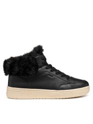 Geox Sneakersy D Sedral Court D564QC 00085 C9999 Czarny. Czarne obuwie sportowe damskie Geox, ze skóry, bez zapięcia. Za 439.99 zł.