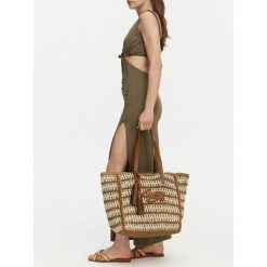 Torebka Liu Jo. Brązowe shopper bag Liu Jo, bez wzorów, bez dodatków. Za 519.99 zł.