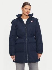 Tommy Jeans Kurtka puchowa Alaska DW0DW18821 Granatowy Regular Fit. Niebieskie kurtki damskie Tommy Jeans, s, bez wzorów, z jeansu, bez kaptura. Za 879.99 zł.