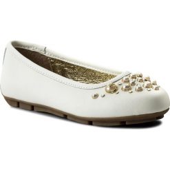 Baleriny MICHAEL MICHAEL KORS - Zia-Rover Round B289604 White. Białe baleriny dziewczęce MICHAEL Michael Kors, ze skóry. W wyprzedaży za 289.00 zł.