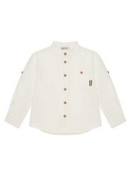 Original Marines Koszula DFP2078CM Biały Regular Fit. Białe koszule chłopięce Original Marines, bez wzorów, z bawełny, bez kołnierzyka, bez ramiączek. Za 59.99 zł.