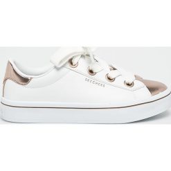 Skechers - Tenisówki. Szare trampki damskie Skechers, z materiału. W wyprzedaży za 259.90 zł.