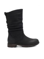 Clara Barson Botki JUDITH WS6201-04 Czarny. Czarne botki damskie Clara Barson, z syntetyku, bez obcasa, na płaskiej podeszwie, bez zapięcia. Za 169.99 zł.