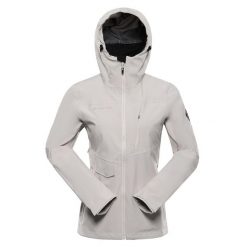 Kurtka damska trekkingowa wodoodporna 15.000 Alpine Pro Zarra 2. Szare kurtki damskie Alpine Pro, bez wzorów, bez kaptura. W wyprzedaży za 939.00 zł.