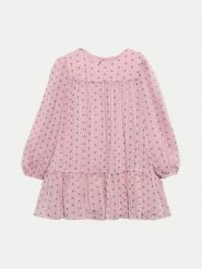 Abel & Lula Sukienka codzienna 5524 Różowy Regular Fit. Czerwone sukienki dziewczęce Abel & Lula, bez wzorów, z syntetyku, bez ramiączek, proste. Za 239.99 zł.