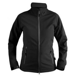 Kurtka softshell HORKA Silhouette. Czarne kurtki sportowe damskie HORKA, bez wzorów, z softshellu, bez kaptura. Za 350.00 zł.
