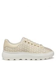 Geox Sneakersy D Spherica Ec4.1 D55TCD 0DSBC C1122 Beżowy. Brązowe obuwie sportowe damskie Geox, z materiału, bez zapięcia. W wyprzedaży za 499.99 zł.