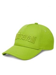 Just Cavalli Czapka z daszkiem 78RAZK30 ZG192 Zielony. Zielone czapki z daszkiem damskie Just Cavalli, bez wzorów, z bawełny. Za 129.99 zł.