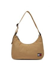 Tommy Jeans Torebka AW0AW16958 Khaki. Brązowe torebki klasyczne damskie Tommy Jeans, z jeansu, bez dodatków. Za 179.99 zł.