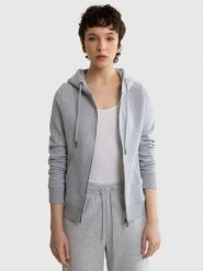 Bluza damska z kapturem szara Laurisana 901. Szare bluzy damskie Big Star, l, bez wzorów, z kapturem. W wyprzedaży za 179.99 zł.