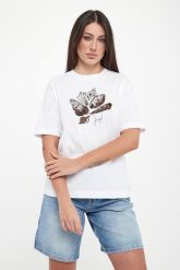 T-shirt damski z nadrukiem muszli Tristane JOOP!. T-shirty damskie Joop!, l, bez wzorów, bez kołnierzyka. Za 399.00 zł.