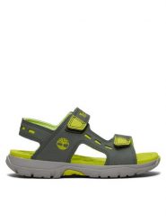 Timberland Sandały Moss Jump 2 Strap Sandal TB0A66T1L951 Khaki. Brązowe sandały chłopięce Timberland, ze skóry, bez zapięcia. Za 179.99 zł.