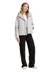 Tom Tailor Kurtka pikowana w kolorze szarym rozmiar: XXL. Szare kurtki damskie Tom Tailor, xxl, bez wzorów, bez kaptura. Za 208.99 zł.