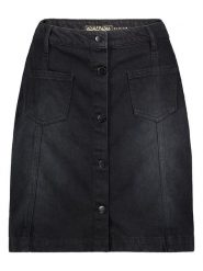 Eight2Nine Spódnica dżinsowa w kolorze czarnym rozmiar: XS. Czarne spódnice damskie Eight2Nine, xs, bez wzorów, z denimu, mini. Za 57.06 zł.