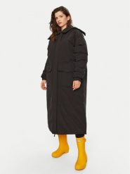 Hunter Płaszcz przejściowy HARW0014242 Czarny Regular Fit. Czarne kurtki damskie Hunter, xl, bez wzorów, z syntetyku, bez kaptura. Za 649.99 zł.