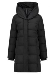 Geographical Norway Płaszcz zimowy "Djamilalimo" w kolorze czarnym rozmiar: L. Czarne płaszcze damskie Geographical Norway, na zimę, l, bez wzorów, z puchu, bez kaptura. Za 222.45 zł.