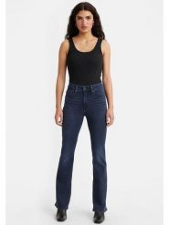 Levi's Dżinsy "725" - Flare fit - w kolorze granatowym rozmiar: W28/L30. Niebieskie jeansy damskie Levi's, z podwyższonym stanem. Za 258.52 zł.
