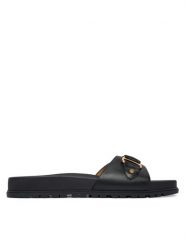 LAUREN RALPH LAUREN Klapki 802982883002 Czarny. Czarne klapki damskie Lauren Ralph Lauren, bez wzorów, ze skóry, bez obcasa, bez zapięcia. Za 629.99 zł.