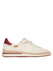 Pikolinos Półbuty Denia W0A-6842C1 Biały. Białe półbuty damskie Pikolinos, bez wzorów, ze skóry, bez obcasa, na płaskiej podeszwie, bez zapięcia. Za 639.99 zł.