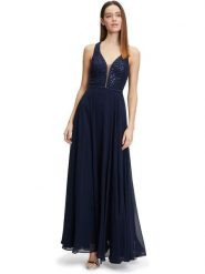 Vera Mont Sukienka w kolorze granatowym rozmiar: 38. Niebieskie sukienki damskie Vera Mont, bez wzorów, bez ramiączek. Za 252.94 zł.