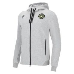 Bluza z kapturem i zamkiem błyskawicznym Udinese 22/2023 Travel. Szare bluzy damskie Macron, xl, bez wzorów, z bawełny, z kapturem. Za 259.00 zł.