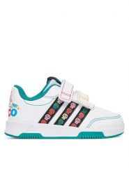 Adidas Sneakersy Disney Coco Tensaur JQ6175 Biały. Białe buty sportowe dziewczęce Adidas, bez wzorów, ze skóry, bez zapięcia. Za 129.99 zł.