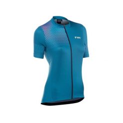 Koszulka rowerowa damska NORTHWAVE ORIGIN Wmn Jersey niebieska. Niebieskie koszulki damskie Northwave, m, bez wzorów, z jersey, bez kołnierzyka, bez ramiączek. Za 277.00 zł.