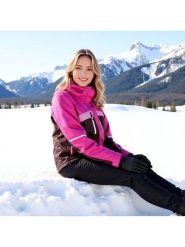 Alpine Pro Kurtka narciarska "Deara 2" w kolorze różowym rozmiar: XL. Różowe kurtki sportowe damskie Alpine Pro, m, bez wzorów, bez kaptura. Za 550.36 zł.