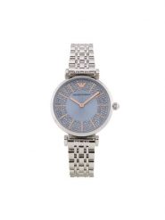 Emporio Armani Zegarek Gianni T-Bar AR11594 Srebrny. Szare, analogowe zegarki damskie Emporio Armani, srebrne. Za 1,339.00 zł.