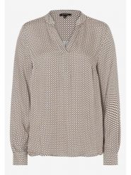 More & More Bluzka w kolorze beżowo-białym rozmiar: 42. Białe bluzki damskie More & More, s, bez wzorów, z wiskozy, klasyczne, bez kołnierzyka, bez ramiączek. Za 109.00 zł.