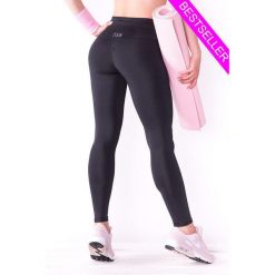 Czarne legginsy sportowe damskie 2skin PUSH UP BLACK NIGHT. Czarne legginsy damskie 2SkIN, z elastanu, na fitness i siłownię. Za 199.00 zł.
