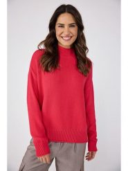 LIEBLINGSSTÜCK Sweter "Neele" w kolorze czerwonym rozmiar: 48. Czerwone swetry klasyczne damskie LIEBLINGSSTÜCK, z bawełny, bez kołnierzyka. Za 188.85 zł.