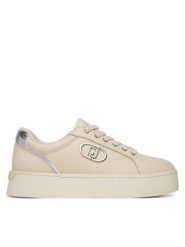 Liu Jo Sneakersy Pretty 06 BA5021 P0102 Beżowy. Brązowe obuwie sportowe damskie Liu Jo, ze skóry, bez zapięcia. Za 429.99 zł.