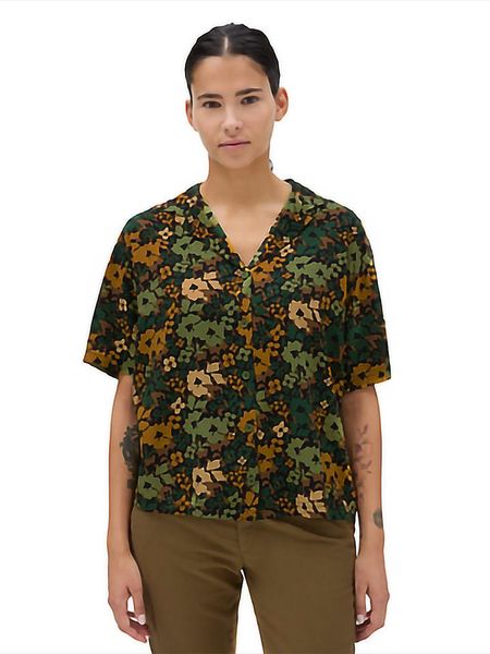 Vans Bluzka "Parksfield" ze wzorem rozmiar: XS. Bluzki damskie Vans, xs, bez wzorów, z bawełny, bez kołnierzyka, bez ramiączek. Za 61.60 zł.