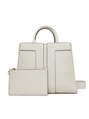 Elisabetta Franchi Torebka BS-07A-51E2-V500 Biały. Białe torebki klasyczne damskie Elisabetta Franchi, ze skóry, bez dodatków. Za 1,339.00 zł.