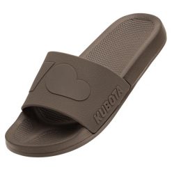 Kubota Klapki Basenowe Basic Plain Cloud. Brązowe klapki damskie Kubota, bez wzorów, bez obcasa, bez zapięcia. Za 99.99 zł.