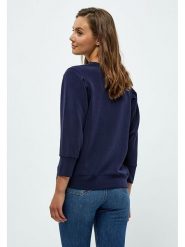 Peppercorn Bluza "Laila" w kolorze granatowym rozmiar: S. Niebieskie bluzy damskie Peppercorn, s, bez wzorów, bez kaptura. Za 165.93 zł.