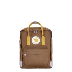 Plecak miejski Fjallraven Kanken Koncept - khaki dust/kantarell. Brązowe plecaki Fjällräven, bez wzorów. Za 396.99 zł.