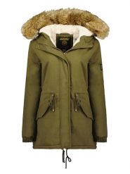 Canadian Peak Parka "Ampuri" w kolorze khaki rozmiar: XXL. Brązowe parki damskie Canadian Peak, xxl, bez kaptura. Za 228.92 zł.