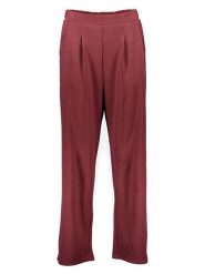 Vero Moda Spodnie w kolorze brązowoczerwonym rozmiar: S. Brązowe spodnie materiałowe damskie Vero Moda, bez wzorów, z materiału. Za 65.69 zł.