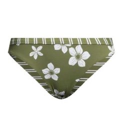 Dół od stroju kąpielowego ROXY Retro Revo Moderate. Zielone bikini Roxy, bez wzorów. Za 89.99 zł.