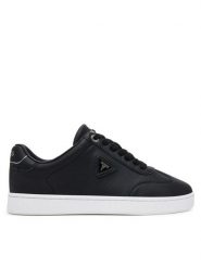 Guess Sneakersy FLJJAZLEA12 Czarny. Czarne obuwie sportowe damskie Guess, ze skóry, bez zapięcia. Za 319.99 zł.