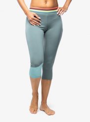 Legginsy termiczne damskie Ortovox Fleece Light Short Pants. Zielone legginsy damskie ORTOVOX, s, bez wzorów, z elastanu. Za 429.99 zł.