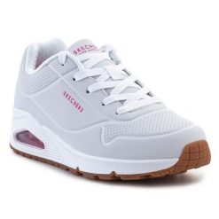 Buty Skechers Stand On Air 310024L-WHP białe. Białe buty sportowe dziewczęce bez zapięcia. Za 449.26 zł.