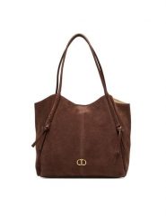 TWINSET Torebka 252TD8350 Brązowy. Brązowe torebki klasyczne damskie Twinset, ze skóry, bez dodatków. Za 1,949.00 zł.