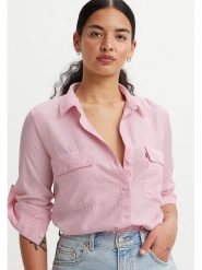 Levi's Bluzka w kolorze jasnoróżowym rozmiar: L. Różowe bluzki damskie Levi's, l, bez wzorów, z lyocellu, bez kołnierzyka, bez ramiączek. Za 148.95 zł.