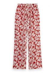 Scotch & Soda Spodnie w kolorze czerwonym rozmiar: S/L32. Czerwone spodnie materiałowe damskie Scotch & Soda, bez wzorów, z lyocellu. Za 132.05 zł.